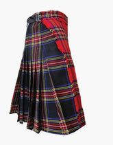 BLACK AND ROYAL STEWART TARTAN KILT - scottish kilt jacket